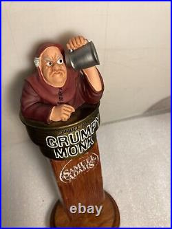 SAM ADAMS GRUMPY MONK BELGIAN draft beer tap handle. BOSTON, MASSACHUSETTS SAM ADAMS GRUMPY MONK BELGIAN draft beer tap handle. BOSTON, MASSACHUSETTS