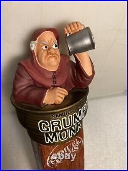 SAM ADAMS GRUMPY MONK BELGIAN draft beer tap handle. BOSTON, MASSACHUSETTS SAM ADAMS GRUMPY MONK BELGIAN draft beer tap handle. BOSTON, MASSACHUSETTS