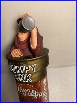 SAM ADAMS GRUMPY MONK BELGIAN draft beer tap handle. BOSTON, MASSACHUSETTS SAM ADAMS GRUMPY MONK BELGIAN draft beer tap handle. BOSTON, MASSACHUSETTS