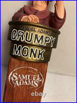 SAM ADAMS GRUMPY MONK BELGIAN draft beer tap handle. BOSTON, MASSACHUSETTS SAM ADAMS GRUMPY MONK BELGIAN draft beer tap handle. BOSTON, MASSACHUSETTS