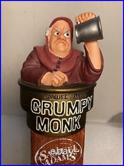 SAM ADAMS GRUMPY MONK BELGIAN draft beer tap handle. BOSTON, MASSACHUSETTS SAM ADAMS GRUMPY MONK BELGIAN draft beer tap handle. BOSTON, MASSACHUSETTS
