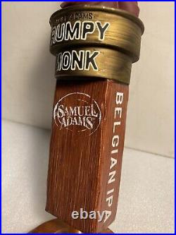 SAM ADAMS GRUMPY MONK BELGIAN draft beer tap handle. BOSTON, MASSACHUSETTS SAM ADAMS GRUMPY MONK BELGIAN draft beer tap handle. BOSTON, MASSACHUSETTS