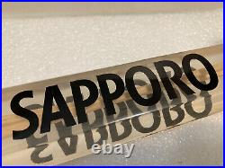 SAPPORO BEER CHOPSTICKS IN A BEER GLASS draft beer tap handle. TOYKO JAPAN