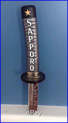 SAPPORO BREWERY KATANA SWORD Beer Tap Handle 13.5 Tall