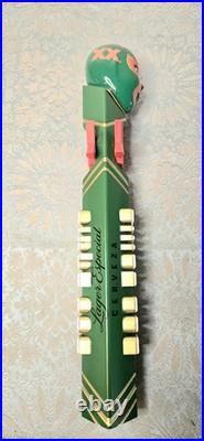 SET OF 3 Rare Modelo Especial Sugar Skull Beer Draft Tap Handle 10 1/4