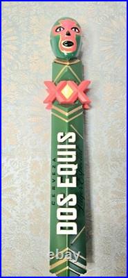 SET OF 3 Rare Modelo Especial Sugar Skull Beer Draft Tap Handle 10 1/4