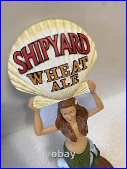 SHIPYARD BREWING WHEAT ALE MERMAID Draft Beer Tap Handle. MAINE