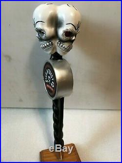 SICK AND TWISTED TRIPLE THREAT SKULLS beer tap handle Hill City, South Dakota