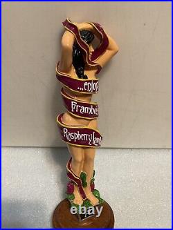 SIX RIVERS BREWING LAMBIC SEXY BRUNETTE draft beer tap handle. CALIFORNIA