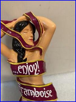SIX RIVERS BREWING LAMBIC SEXY BRUNETTE draft beer tap handle. CALIFORNIA