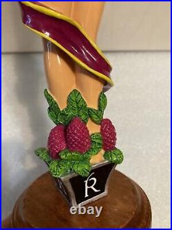 SIX RIVERS BREWING LAMBIC SEXY BRUNETTE draft beer tap handle. CALIFORNIA