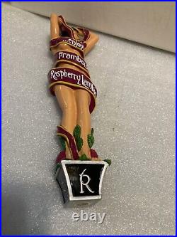 SIX RIVERS BREWING LAMBIC SEXY BRUNETTE draft beer tap handle. CALIFORNIA