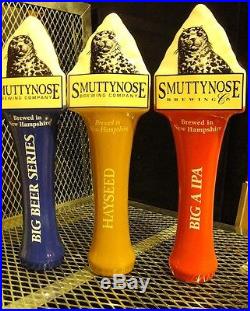 SMUTTYNOSE BREWING Lot of 10 NEW Ceramic Beer Tap Handles Handle Sea Lion Seal