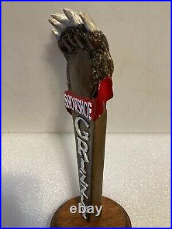 SNOWSHOE BREWING GRIZZLY BROWN ALE draft beer tap handle. CALIFORNIA