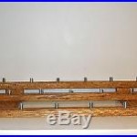 SOLID OAK 21 BEER TAP HANDLE HOLDER LOW SHIPPING$