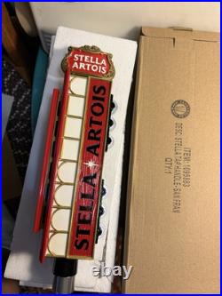 STELLA ARTOIS SAN FRANCISCO TROLLEY CAR Draft beer tap handle. BELGIUM