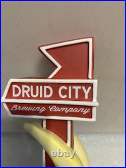 STRAIGHT TO ALE DRUID CITY PARKVIEW VANILLA PORTER draft beer tap handle ALABAMA STRAIGHT TO ALE DRUID CITY PARKVIEW VANILLA PORTER draft beer tap handle ALABAMA