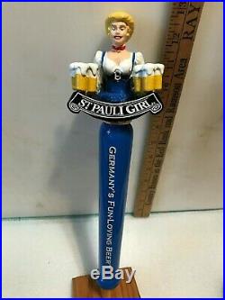 ST. PAULI GIRL beer tap handle. Bremen, Germany