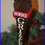 SUPER RARE/SCARCE NEW SNOWSHOE GRIZZLY BEER DRAFT TAP HANDLE