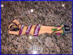 SUPER RARE Six Rivers Brewery Raspberry Lambic beer tap handle NEW GORGEOUS