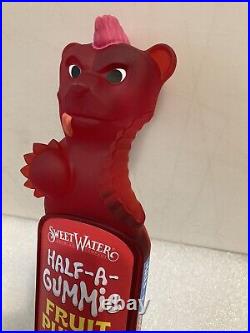 SWEETWATER ANGRY GUMMY BEAR HALF-A-GUMMIE FRUIT PUNCH beer tap handle. GEORGIA