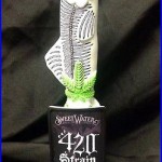 SWEETWATER BREWING RARE 420 STRAIN G13 Weed SKULL Fish Beer Tap Handle