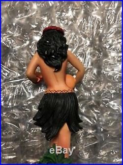 Sailor Jerry Spiced Rum Rare Hula Girl beer tap handle full figure
