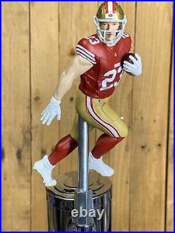 San Francisco 49ers Beer Tap Handle Christian McCaffrey NFL Football Red Jersey San Francisco 49ers Beer Tap Handle Christian McCaffrey NFL Football Red Jersey