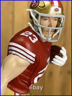 San Francisco 49ers Beer Tap Handle Christian McCaffrey NFL Football Red Jersey San Francisco 49ers Beer Tap Handle Christian McCaffrey NFL Football Red Jersey