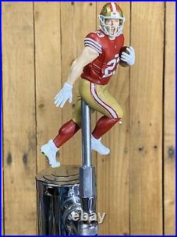 San Francisco 49ers Beer Tap Handle Christian McCaffrey NFL Football Red Jersey San Francisco 49ers Beer Tap Handle Christian McCaffrey NFL Football Red Jersey