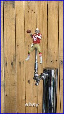 San Francisco 49ers Beer Tap Handle NFL Football Joe Montana Niners Kegerator