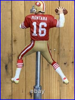 San Francisco 49ers Beer Tap Handle NFL Football Joe Montana Niners Kegerator