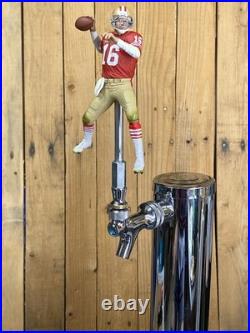 San Francisco 49ers Beer Tap Handle NFL Football Joe Montana Niners Kegerator