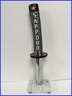 Sapporo Beer Katana Samurai Sword Tap Handle NEW In BOX 13.25 TALL RARE
