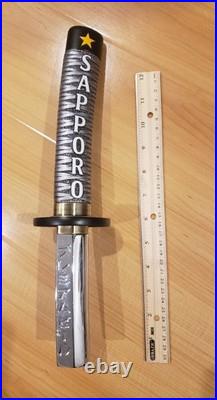 Sapporo Katana Sword Beer Tap Handle 13 Inch New No Box Japanese Beer RARE