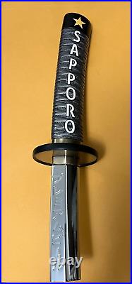 Sapporo Katana. Sword Hatorri Hanzo Beer Tap Handle Wakizashi Daisho Kill Bill