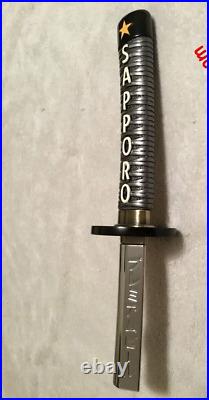 Sapporo Katana. Sword Hatorri Hanzo Beer Tap Handle Wakizashi Daisho Kill Bill