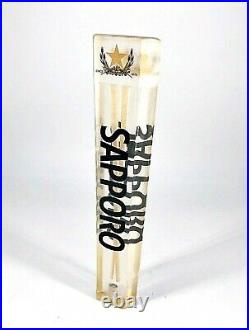 Sapporo Lucite Acrylic Chopsticks Beer Tap Handle Mancave Japan Japanese RARE