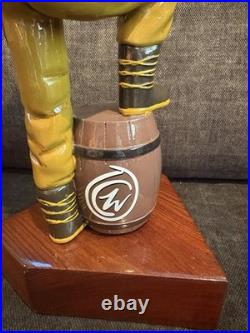 Scarce Charlie Wellsdry Hopped Lagerinked Brewmaster Beer Tap Handle England