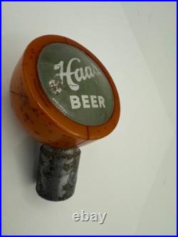 Scarce HAAS Beer TAP Ball Knob HAAS BREWING HOUGHTON MI, UPPER PENINSULA