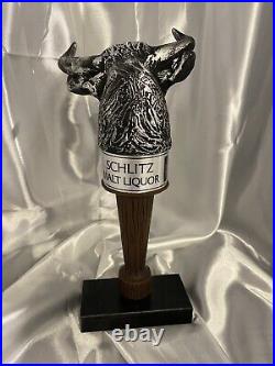 Schlitz Beer Malt Liquor Bull Head Beer Tap Handle EXCELLENT CONDITION RARE Schlitz Beer Malt Liquor Bull Head Beer Tap Handle EXCELLENT CONDITION RARE