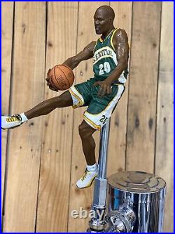Seattle Supersonics Beer Keg TAP HANDLE NBA Basketball Gary Payton Sonics
