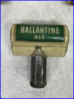 Seven Vintage Ballantine Beer Ale Tap Knobs Handles