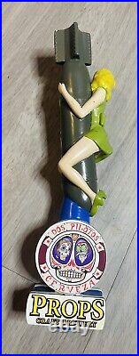 Sexy Pin Up Bomber Girl Blonde Figural Craft Beer Tap Handle Props Craft Brewery