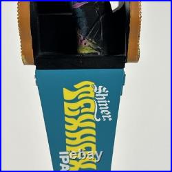 Shiner Texhex IPA Bruja's Brew Witch Figural cow girl LED eyes beer tap handle