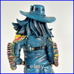 Shiner Texhex IPA Bruja's Brew Witch Figural cow girl LED eyes beer tap handle