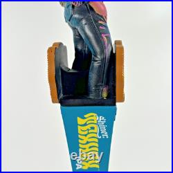 Shiner Texhex IPA Bruja's Brew Witch Figural cow girl LED eyes beer tap handle