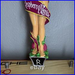 Six River Brunette Raspberry Lambic Beer Tap Handle Brand NEW In Box Rare 12