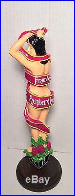 Six Rivers Brewery Raspberry Lambic Beer Tap Handle 11.5 Tall Brand New RARE