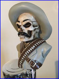 Skull Bandito Zapata figural beer tap handle for kegerators! Brand New! Skeleton